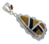 Southwest Multicolor Silver Pendant YX70750