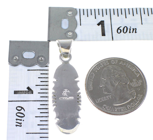 Southwestern Multicolor Silver Pendant YX70753