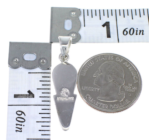 Southwestern Multicolor Sterling Silver Pendant YX70758