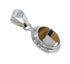 Southwestern Silver And Multicolor Inlay Pendant YX70763