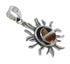 Southwest Multicolor And Silver Sun Pendant YX70789