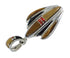 Multicolor Inlay And Authentic Sterling Silver Southwestern Pendant YX67908