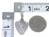 Multicolor Inlay And Authentic Sterling Silver Southwestern Pendant YX67908