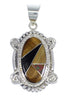 Sterling Silver Multicolor Inlay Southwest Pendant YX67925