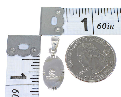 Genuine Sterling Silver And Multicolor Southwest Pendant YX67962