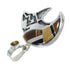 Sterling Silver And Multicolor Southwest Bear Arrow Pendant YX67973