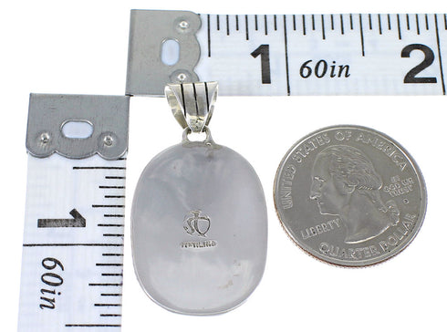 Sterling Silver Multicolor Eagle Southwest Pendant YX67776