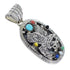 Sterling Silver Multicolor Eagle Southwestern Pendant YX67779
