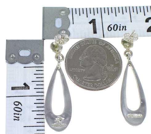 Multicolor Silver Southwest Post Dangle Earrings YX70837