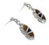 Multicolor Silver Southwestern Post Dangle Earrings YX70839