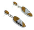 Sterling Silver Multicolor Southwest Post Dangle Earrings YX70850