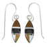 Silver Mutlicolor Southwestern Hook Dangle Earrings YX70897