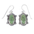Turquoise Southwestern Sterling Silver Hook Dangle Earrings YX79002
