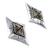Southwestern Multicolor Sterling Silver Post Earrings WX71574