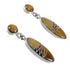 Multicolor Southwest Sterling Silver Post Dangle Earrings WX71648