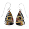Southwest Multicolor Genuine Sterling Silver Hook Dangle Earrings WX71683