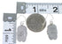 Southwest Sterling Silver Multicolor Inlay Hook Dangle Earrings RX70436