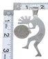 Sterling Silver Multicolor Kokopelli Pendant YX73892