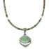 Turquoise Sterling Silver Southwest Bead Necklace Set AX77449
