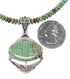 Turquoise Sterling Silver Southwest Bead Necklace Set AX77449