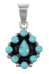 Sterling Silver Turquoise Pendant AX78513