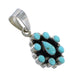 Sterling Silver Turquoise Pendant AX78513