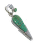 Turquoise Inlay Sterling Silver Jewelry Pendant AX78732