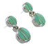Sterling Silver Southwestern Turquoise Post Dangle Earrings UX75726