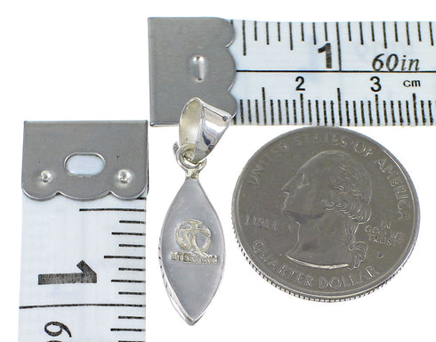 Turquoise Silver Southwest Pendant YX75413