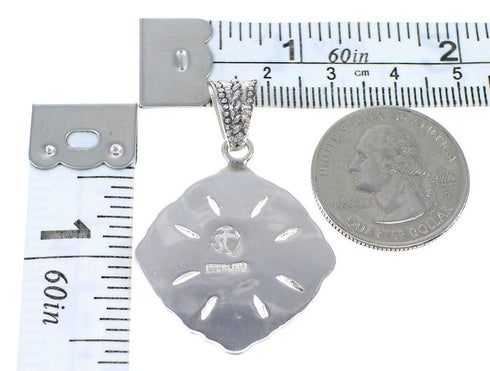 Turquoise Opal And Sterling Silver Pendant YX75564