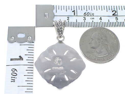 Multicolor Silver Southwest Pendant YX75571
