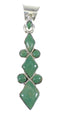 Southwestern Turquoise And Silver Pendant YX75682