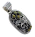 Turquoise Sterling Silver Horse Pendant YX75693