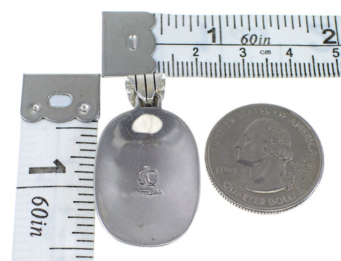 Turquoise Sterling Silver Horse Pendant YX75693