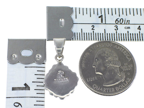 Southwest Sterling Silver Turquoise Pendant YX75700