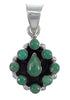 Southwestern Sterling Silver Turquoise Pendant YX75702