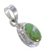 Silver Opal And Turquoise Pendant YX75977