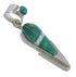 Opal Turquoise Authentic Sterling Silver Pendant YX75996