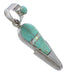 Opal Turquoise And Silver Pendant YX75997