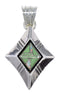 Turquoise Opal Sterling Silver Southwest Pendant YX76003