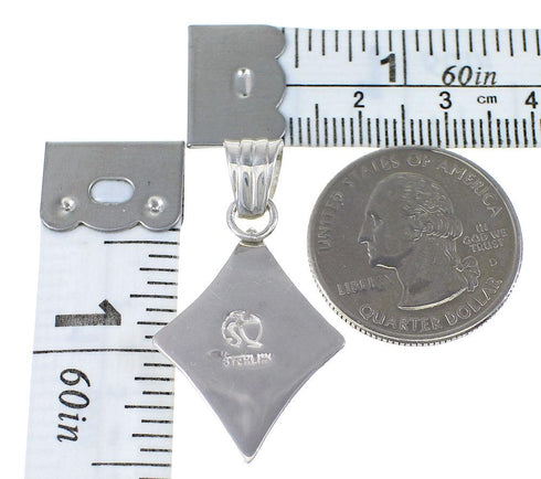 Turquoise Opal Sterling Silver Southwest Pendant YX76003