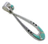 Opal Turquoise And Silver Southwestern Pendant YX76015