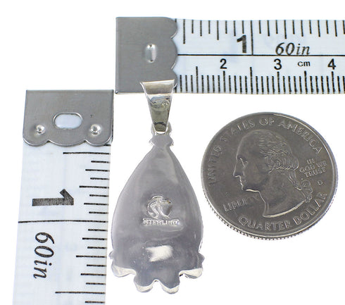 Silver Turquoise Opal Southwest Pendant YX76024