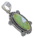 Silver Turquoise Opal Southwestern Pendant YX76032