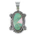 Sterling Silver Turquoise Opal Southwestern Pendant YX76042