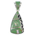 Genuine Sterling Silver Turquoise And Opal Southwest Pendant YX76049