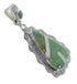 Silver Opal And Turquoise Southwest Pendant YX76058