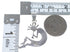 Southwestern Sterling Silver Turquoise Opal Kokopelli Pendant YX77546