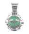 Silver Turquoise Opal Pendant YX77584