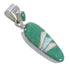 Southwestern Silver Turquoise And Opal Pendant YX77598